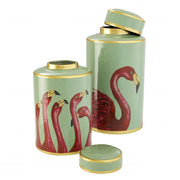 Jar Flamingo Set Av 2