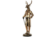 Statue Hjort Mørk Gull 54 cm