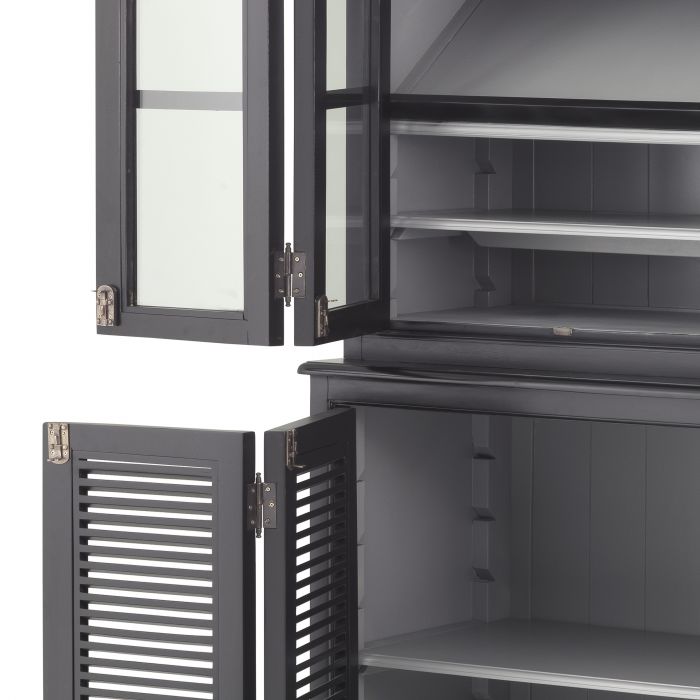 Cabinet Le Patio Sort/Glass 239 cm