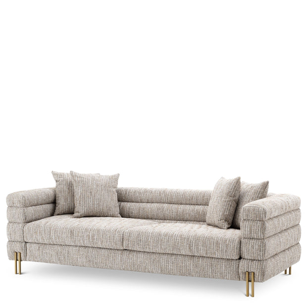 York Mademoiselle beige Eichholtz 3-seter sofa