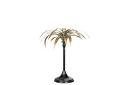 Lysestake Palm - Tree Antikk-Sort/Gull 46 cm