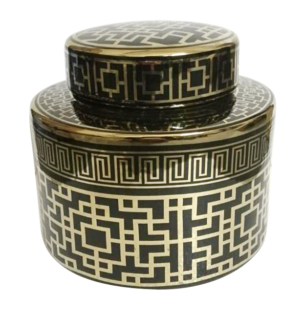 Boks Porcelen Black/Gold