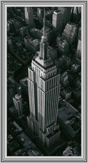 Glassbilde Chrysler Building 166 cm
