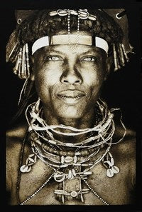 Veggbilde Tribe Angola 140 cm