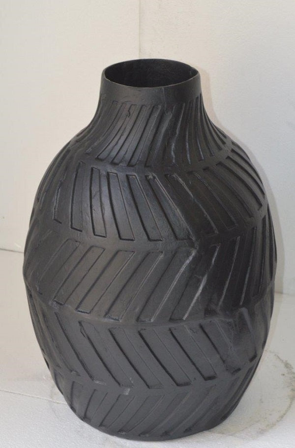 Vase Sort Ecomix L, 80 cm høy