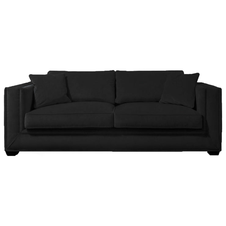 Chestina 3-seter Sofa Sort Velour