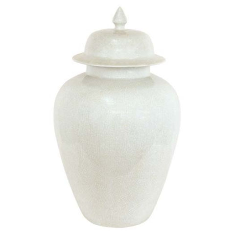 Temple Jar White 46 cm