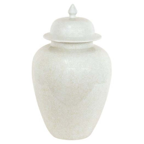Temple Jar White 39 cm