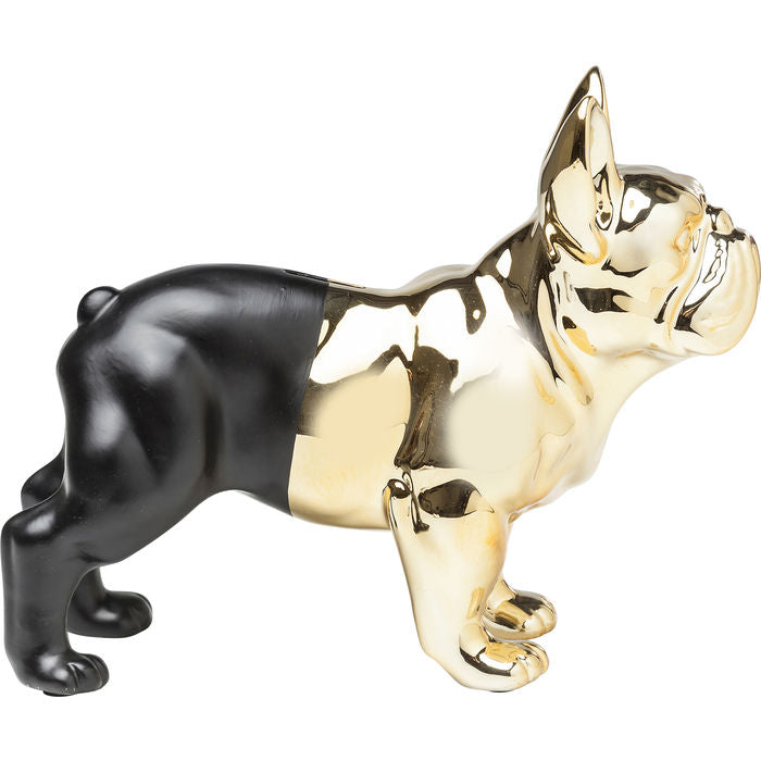Sparebøsse  Bulldog Gold-Black 34 cm