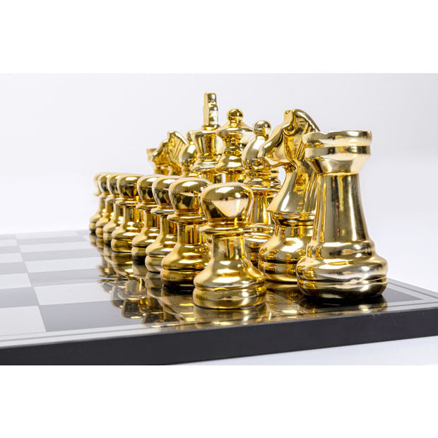 Sjakkbrett Chess Gull/Sølv