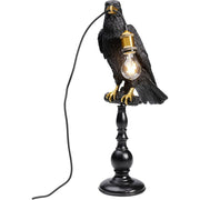 Bord Lampe Crow Sort/Gull