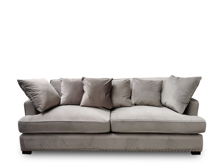 Magnolia Sofa 3-seter Lys Grå Velour