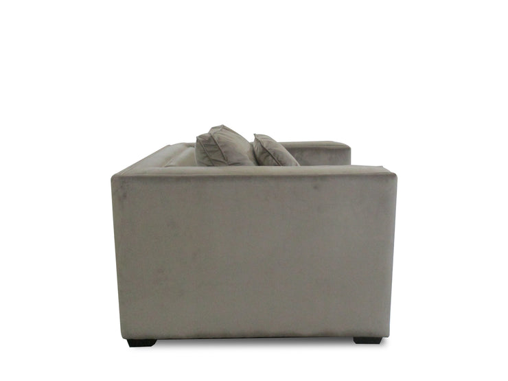 Chestina Deep Beige Velvet Armchair