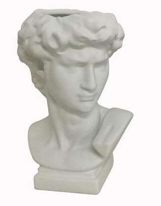 Statue David Hvit 25 cm
