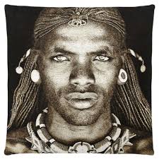 Samburu Warrior Kenya Cushion