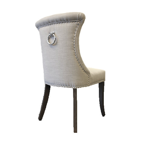 Kaftan Dining Chair Flax Linen, utstillings stoler